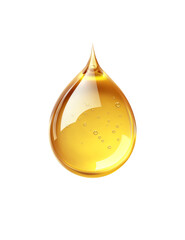 oil drop on transparent background
