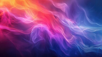 Fototapeta premium Abstract colorful smoke background with vibrant red, pink, and blue hues.