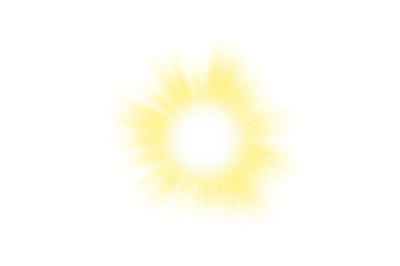 Shiny lighting effects of flash on transparent background. blinking light effect. Sunlight, Rays of light. Twinkle festive or holiday decoration. Glowing abstract sun burst lens flare. light sparkle
