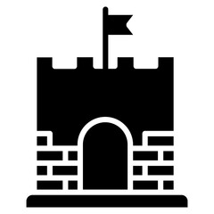 Fortress  Icon Element For Design