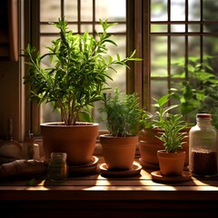 Herb Garden in Kitchen