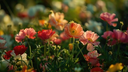 Flowers in the yard