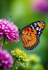 Obraz premium vibrant macro showcasing fascinating fauna their natural habitats rich colors amazing details, wildlife, insects, animals, ecosystem, species, flora, nature