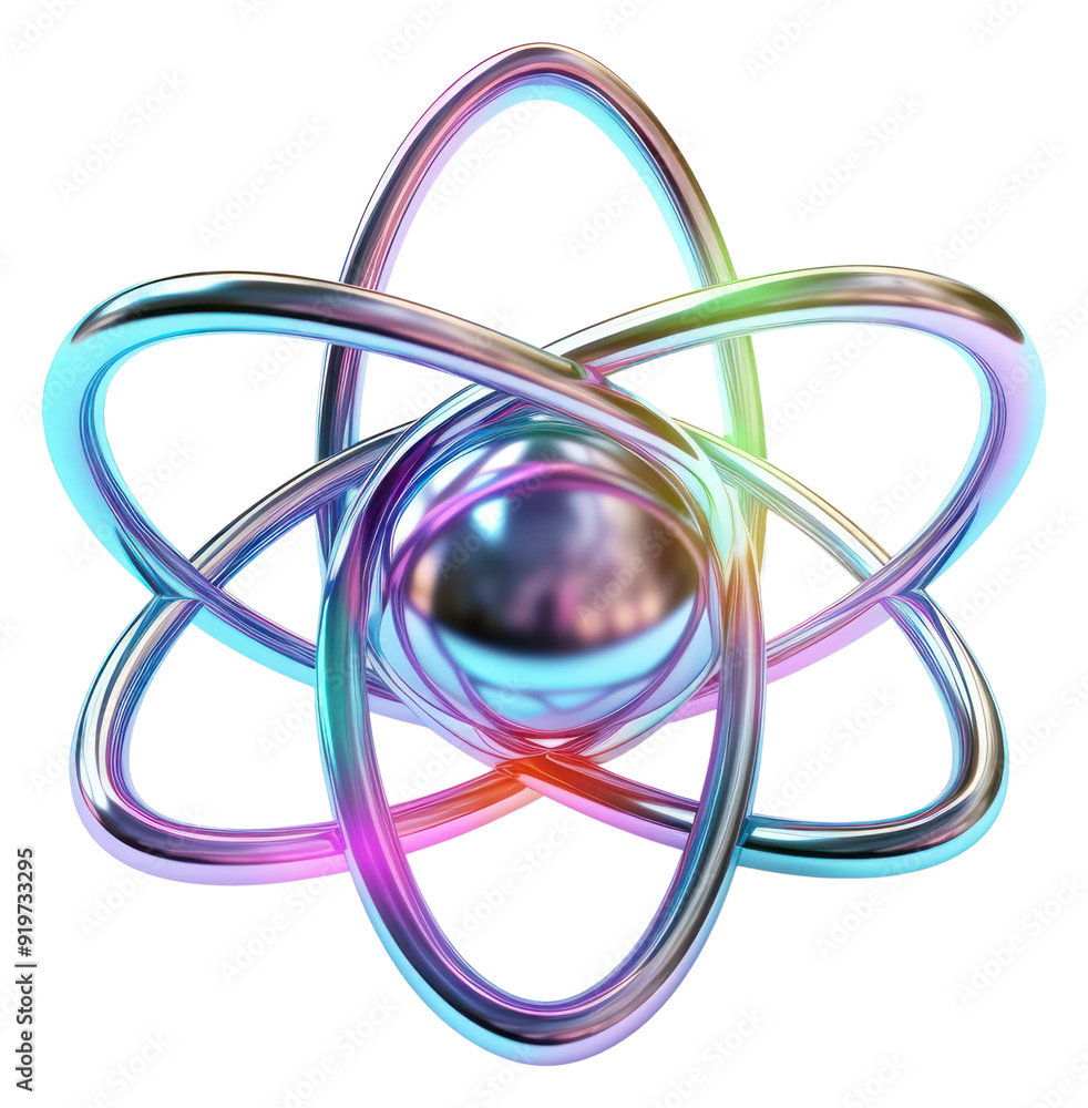 Poster png atom symbol jewelry sphere white background.