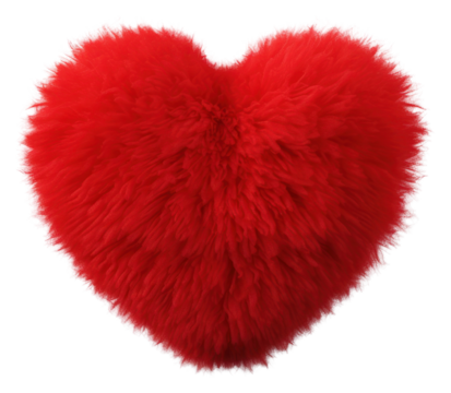 PNG Heart red softness textile.