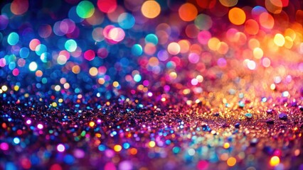 Fototapeta premium Close up abstract background of shiny glitter liquid paint , glitter, liquid, paint, abstract, close up, texture