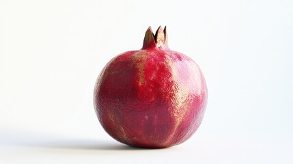 Pomegranate cut, whole view. Close up photo. The generation of AI