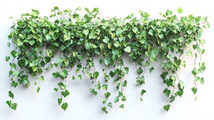 Obraz premium Climbing plants creepers isolated on white background.