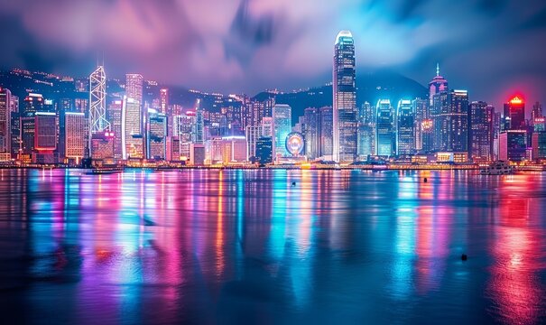 Hong Kong Night Skyline Images – Browse 95,630 Stock Photos, Vectors ...