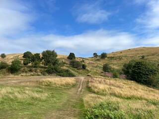 view of the hills