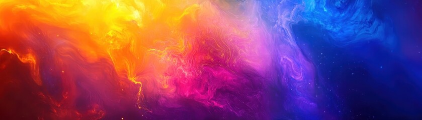 Fototapeta premium Vivid abstract background with vibrant color blend. Brightness and gradient create a dynamic and energetic feel. Perfect for various creative uses.