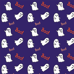Halloween Boo seamless