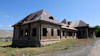 Katherina Mansion, located in Kars, Turkey, was built from wood in 1896.
