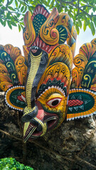 Traditional Masks of Sri Lanka, Kandy View Point, Kandy, Sri Lanka.