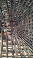 Fototapeta premium Traditional Roof of Embekka Devalaya (Embekka Temple), Udunuwara, Kandy, Sri Lanka.