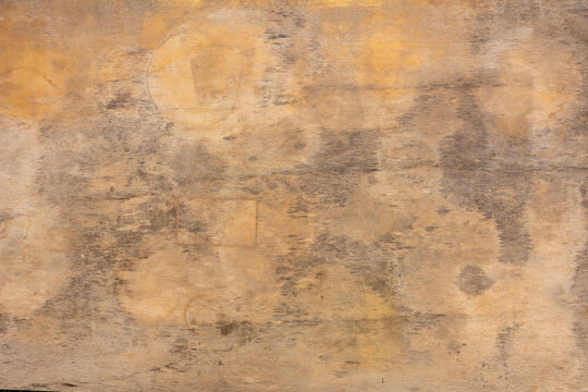 Used wood background texture, taken from a top view of a wooden work table