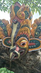 Traditional Masks of Sri Lanka, Kandy View Point, Kandy, Sri Lanka.