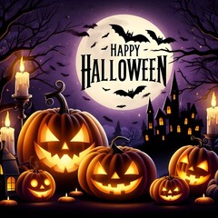 Fototapeta premium Hunted wallpaper dark abstract background Halloween scary background image