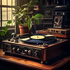 Vintage Record Player
