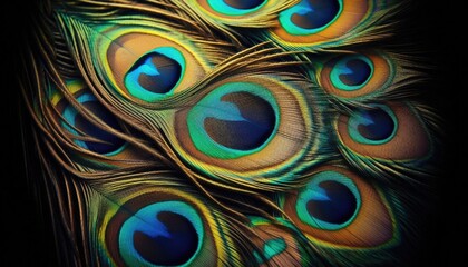 Obraz premium Peacock feathers