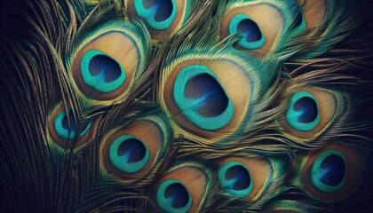 Obraz premium Peacock feathers