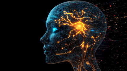 Obraz premium x ray of human head