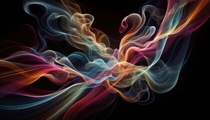 Fototapeta premium Colour smoke abstract 