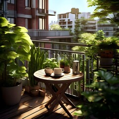 Urban Balcony Garden