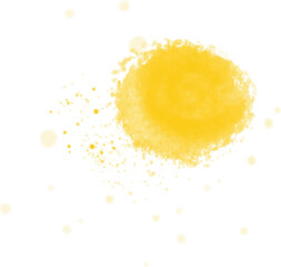 Yellow, gold, Colorful watercolor splashes. Abstract background vector.Illustration for prints, wall art, cover and invitation cards, logo