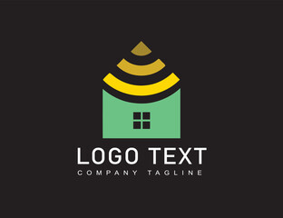 Real Estate Construction Logo design Vector illustration