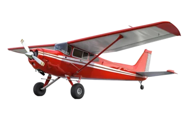 Small plane isolated on white or transparent background