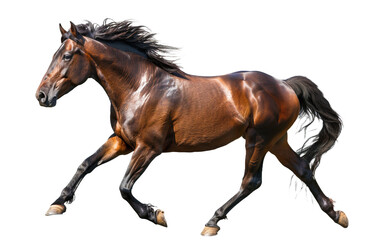 Obraz premium Horse isolated on white or transparent background