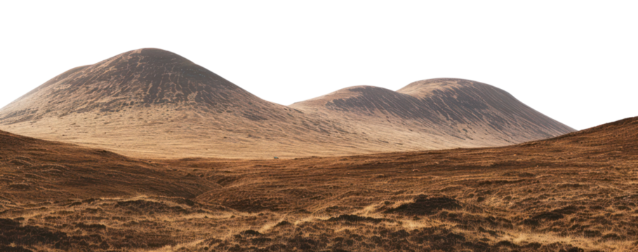 PNG Serene desert hills under sky - Powered by Adobe