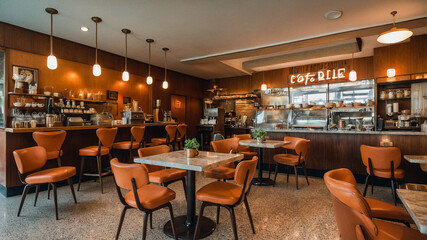 Mid Century Modern Cafe 