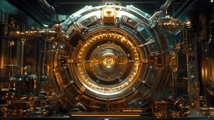Futuristic Vault Door