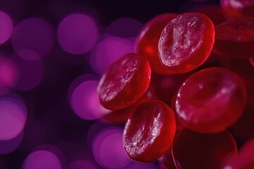 Close-up of red grapes