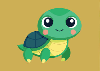 Adorable Turtle SVG Design for Cricut & Silhouette | Vector Clipart & Graphic Elements for T-Shirt Design