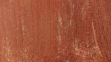 Fototapeta premium Aerial photograph of cereal field on clay soil. Concept: Agri-food, food industry, food, argiculture.