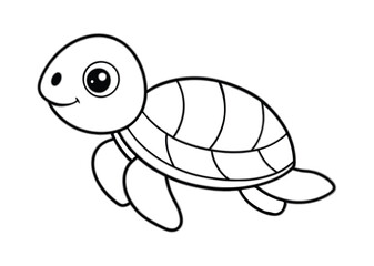 Adorable Turtle SVG Design for Cricut & Silhouette | Vector Clipart & Graphic Elements for T-Shirt Design