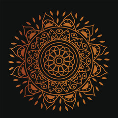  luxury mandala background with golden arabesque pattern decorative mandala design