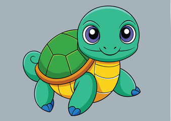 Adorable Turtle SVG Design for Cricut & Silhouette | Vector Clipart & Graphic Elements for T-Shirt Design