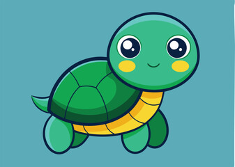 Adorable Turtle SVG Design for Cricut & Silhouette | Vector Clipart & Graphic Elements for T-Shirt Design