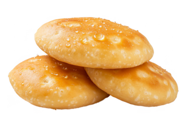 a bread pile of separated from white and transparent background