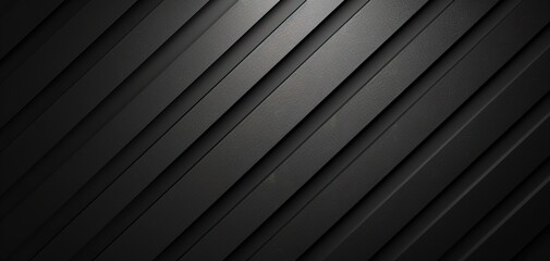 Obraz premium Abstract black and gray striped background.