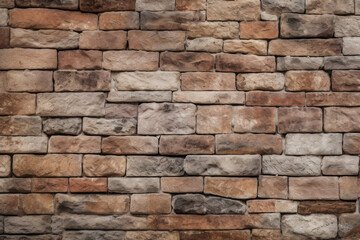 Obraz premium Processed collage of ancient brick wall surface texture. Background for banner, backdrop or texture