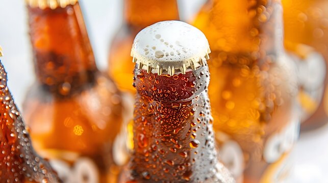 Beverage Cuca Beer Africa Angola barley beer traditional African beer white background