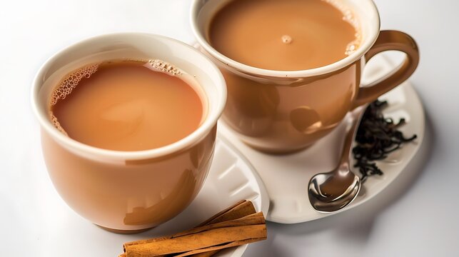 Beverage Doodh Patti Asia Pakistan Camellia sinensis traditional Pakistani tea white background