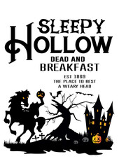 Sleepy Hallow tshirt design
