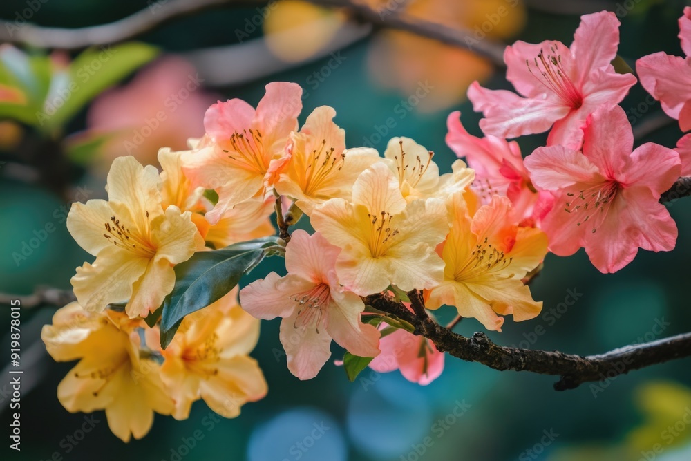 Canvas Prints flowers on tree branch