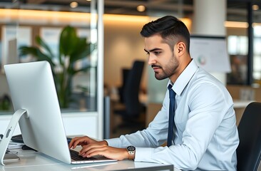 Professional Person working at a desk